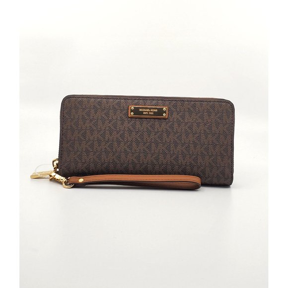 Michael Kors Handbags - NWOT Michael Kors Zip-Around Wristlet-Strap Wallet $126.00